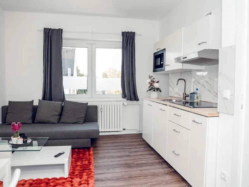 Möblierte 2-Zimmer-Wohnung in guter Lage von Bochum zu vermieten