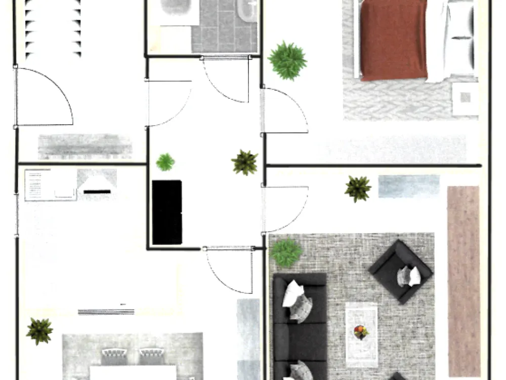 55qm EG-Wohnung zu mieten