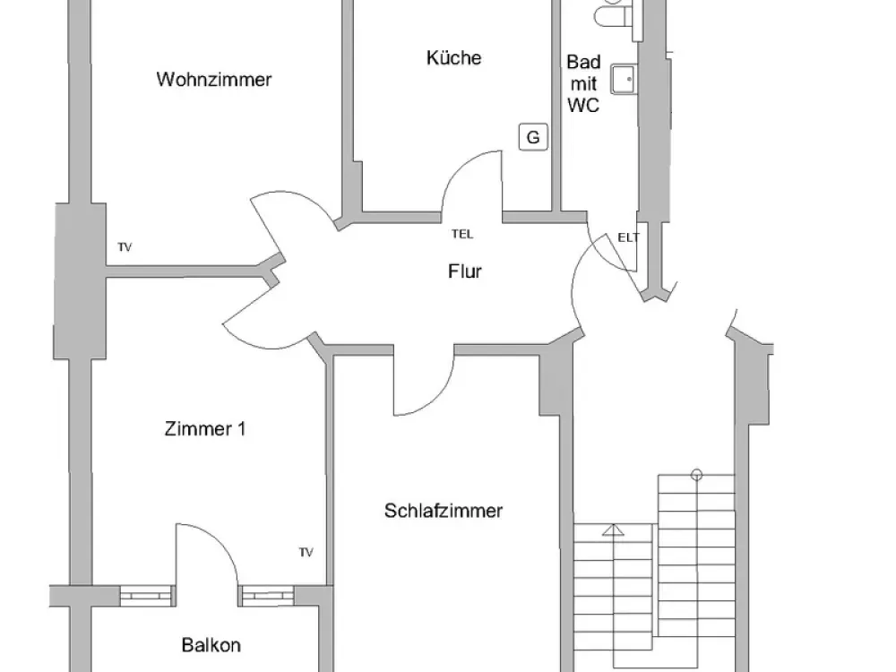3 Zimmer Wohnung in Bremen-Gröpelingen