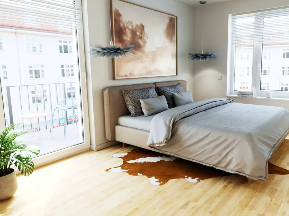 Moderne 2-Zimmer-Wohnung mit EBK und 2 BALKONEN im Projekt "RIEKE"