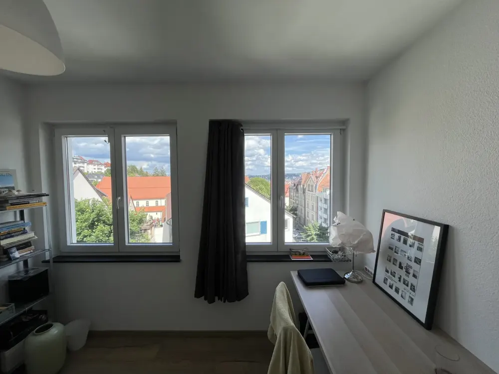Am Vogelsang: Ruhige 3-Zimmer-Dachgeschoss-Wohnung über den Dächern von Stuttgart-West