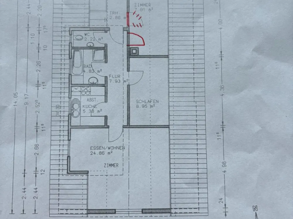Dachgeschosswohnung