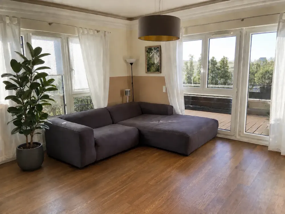 3-Zimmer-Dachgeschosswohnung in München Bogenhausen mit großer Südterrasse in der Alten Ziegelei