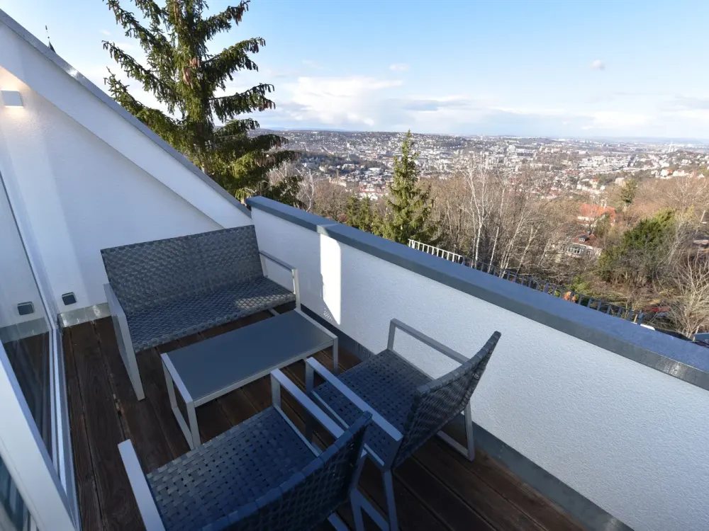 Möbliertes Luxus-Apartment über der Stadt - Auf dem Haigst