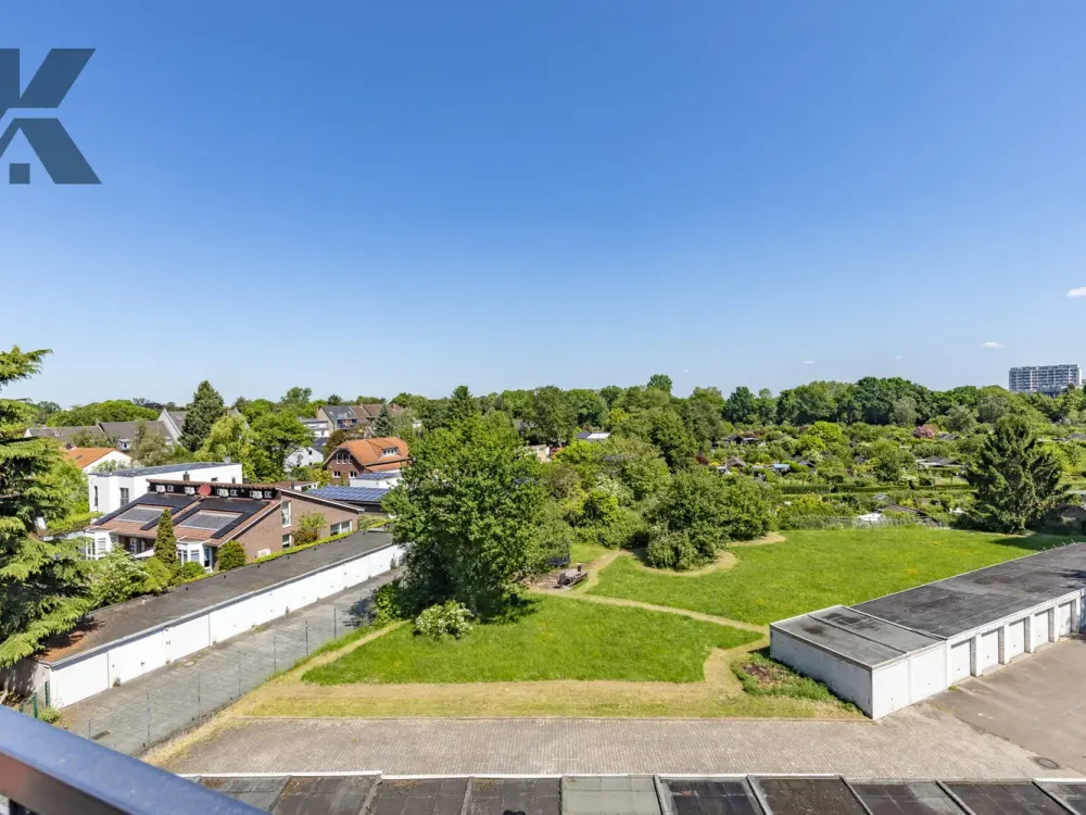 Penthouse-Wohnung. Neubau-Standard. 2 Zimmer mit 2 Dachterrassen. Stellplatz.