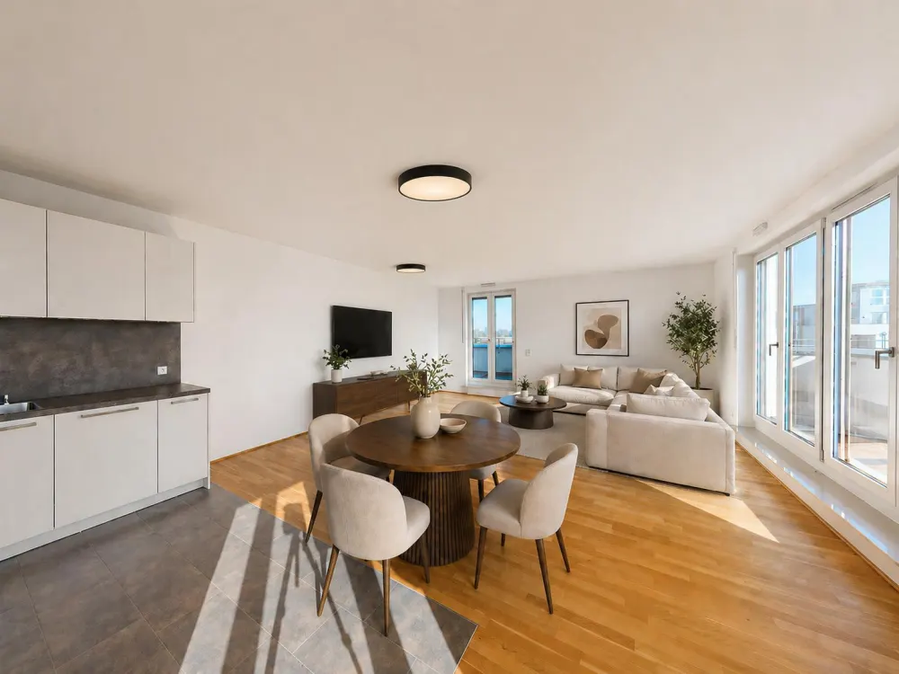 Penthouse-Living: Ihr Platz an der Sonne