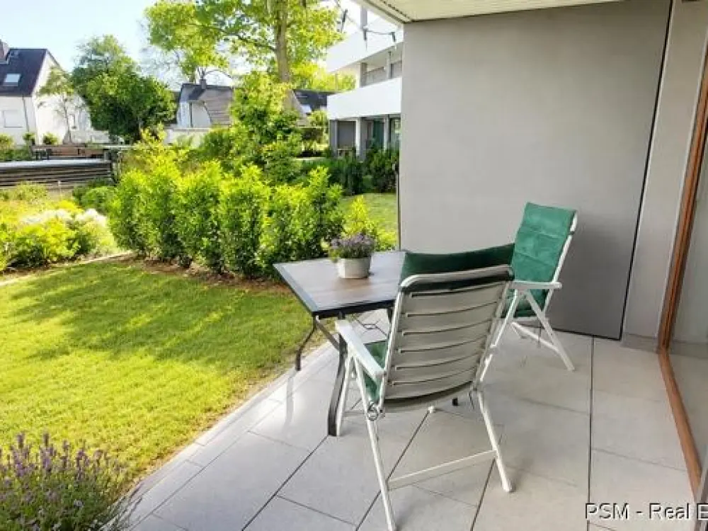 Exklusive 2-Zimmer-Wohnung mit Terrasse, Garten und EBK in Bestlage von Hofheim (Seniorenresidenz)