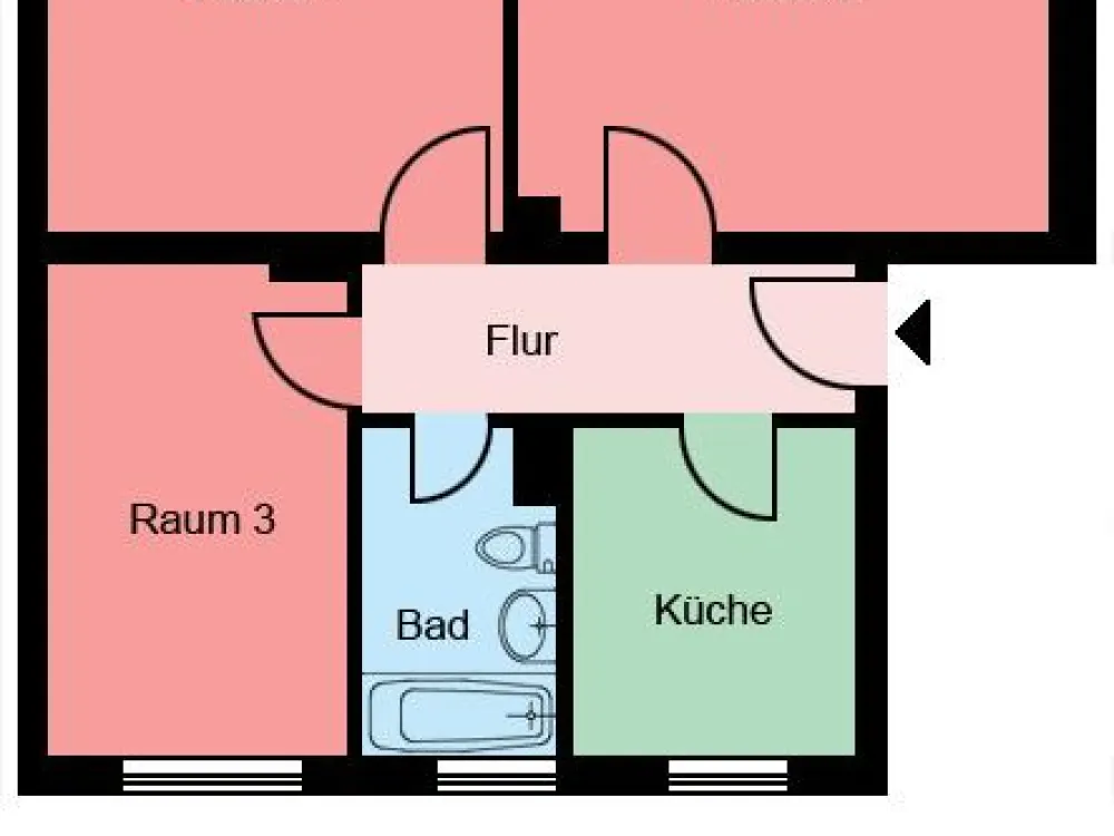 Demnächst frei! 3-Zimmer-Wohnung in Castrop-Rauxel Merklinde