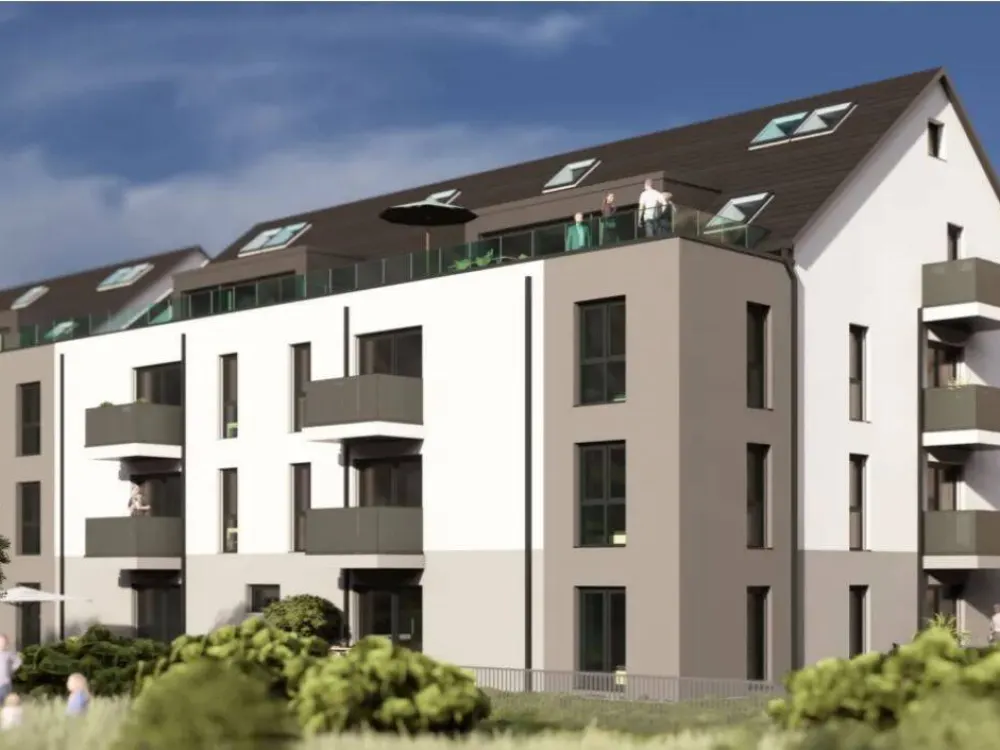 شقة أحلام من 4 غرف في الطابق العلوي في Südwind-Residenz، للسكن لأول مرة