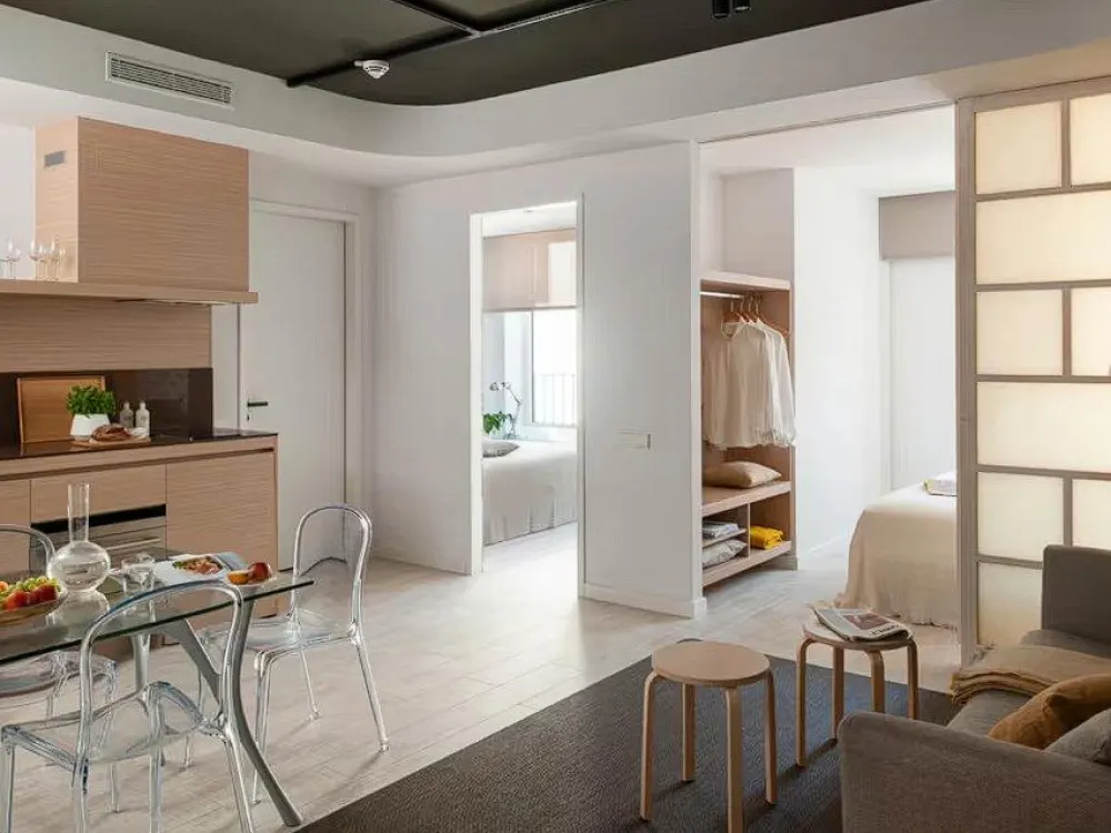 Moderne 1-Zimmer-Wohnung mit stilvollem Interieur