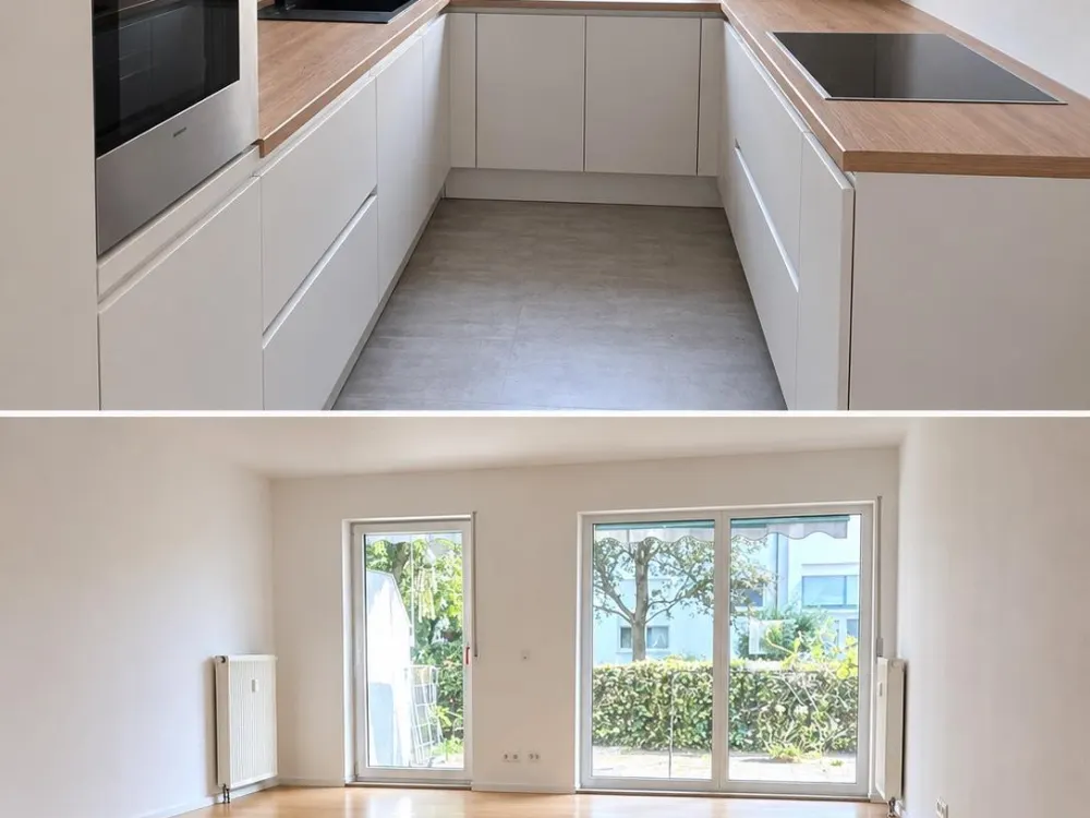 Moderne 3-Zimmerwohnung mit Terrasse, Einbauküche und zwei Bäder