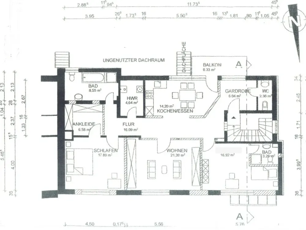 3-Room Apartment with Balcony in Bad Lippspringe