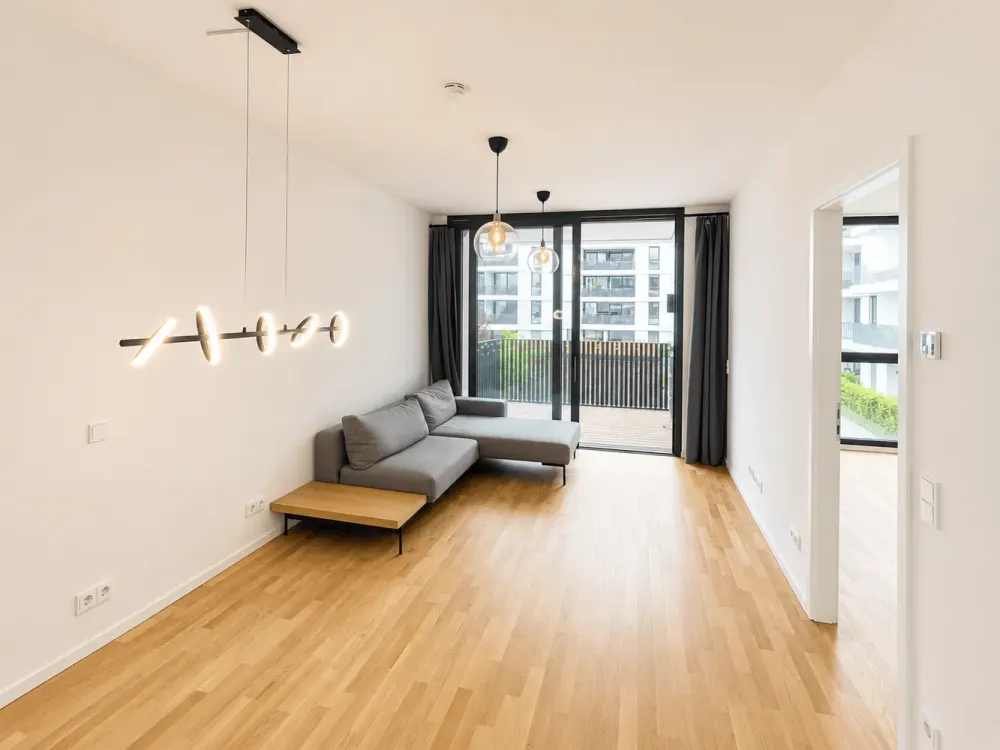 *Teilmöblierte* 2-Zimmer Neubauwohnung am Velodrom