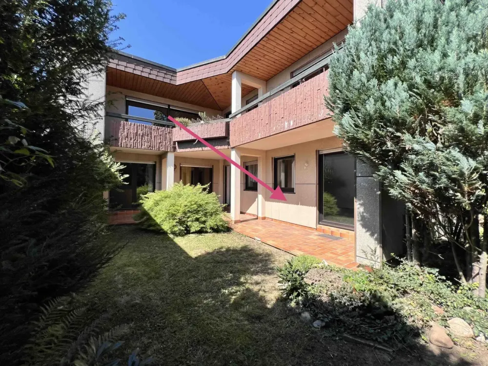 73207 Plochingen: 1- bis 2-Zi-Wohnung in Halbhöhenlage mit Terrasse und Gartennutzung. Frei.