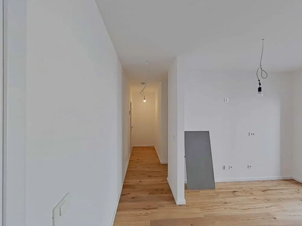 38 m² eigene Terrasse: 2-Zimmer-Erstbezug im Gutleutviertel, Einbauküche inklusive