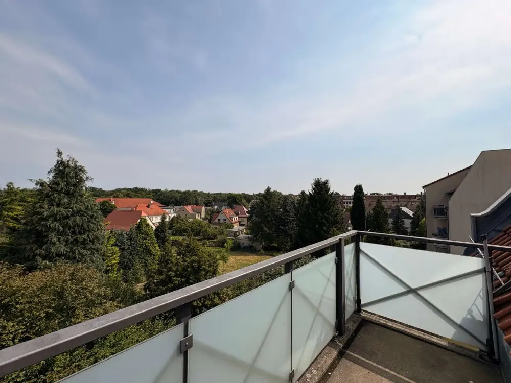 Living Above the Roofs: 3-Room Attic Apartment with Balcony!