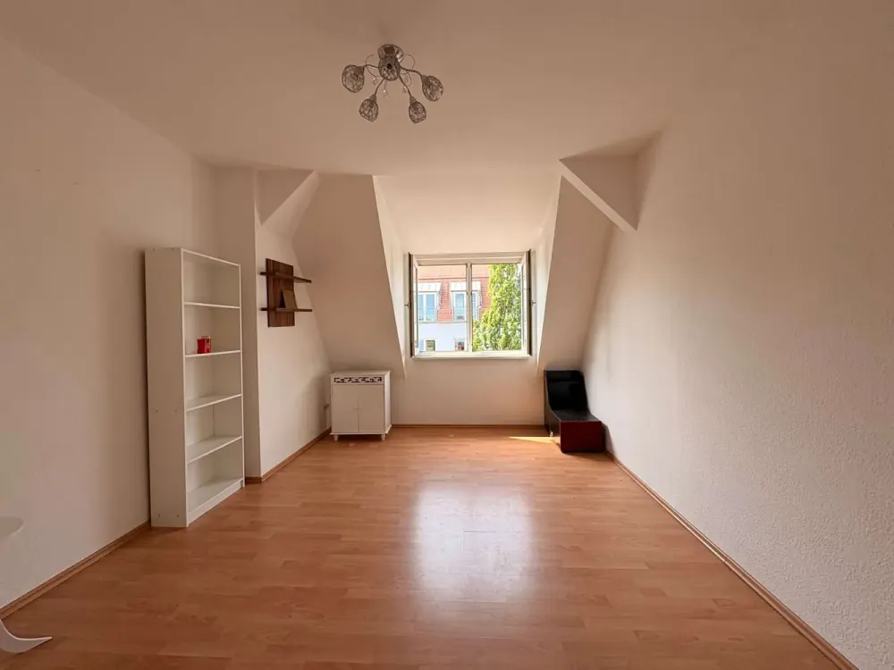 Living Above the Roofs: 3-Room Attic Apartment with Balcony!
