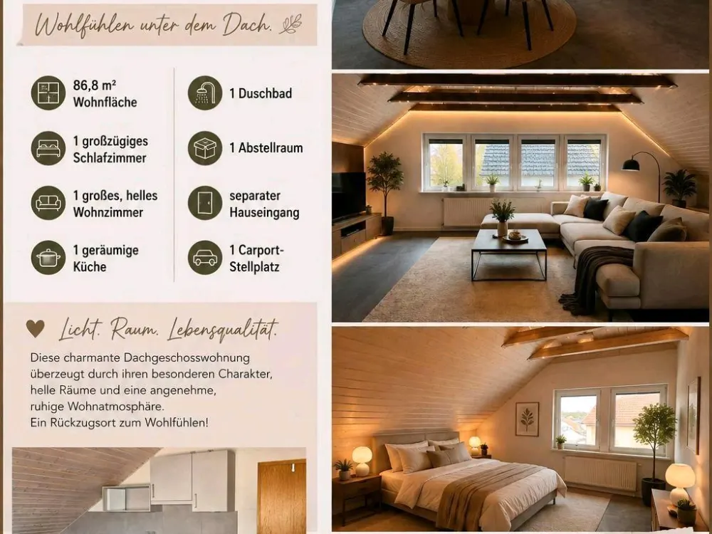 Attic Apartment in Grasberg