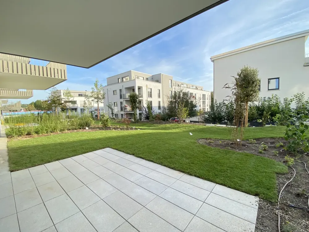 Vierzimmer-Gartenwohnung mit Sonnenterrasse - Stadtgärten Bad Vilbel