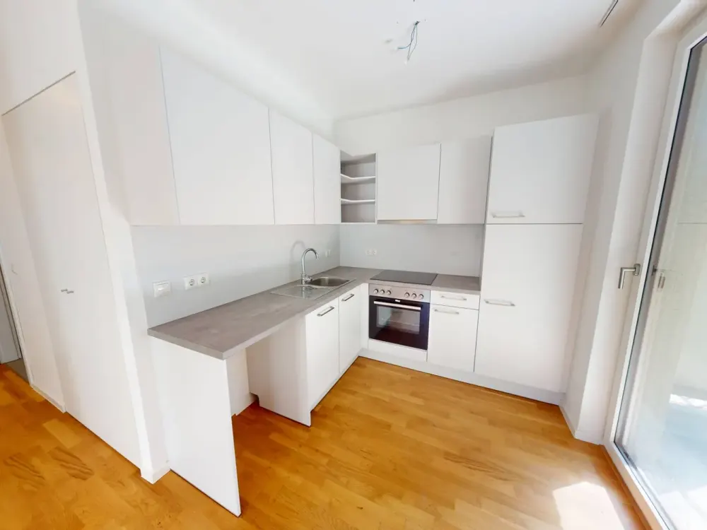 Moderne 2-Zimmer-Wohnung mit 2 BALKONEN und EBK im Neubauquartier 'Ferdinand's Garden'
