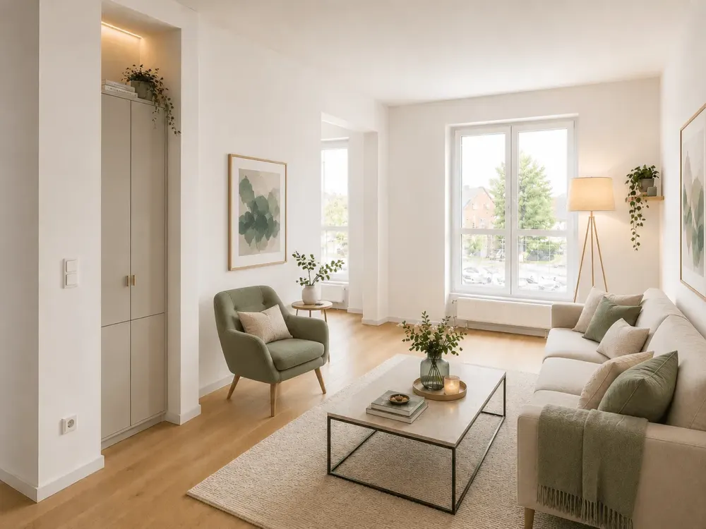 Hochwertig saniert: 2-Zimmer-Wohnung, 37 m², 2. OG, Meerbusch-Büderich