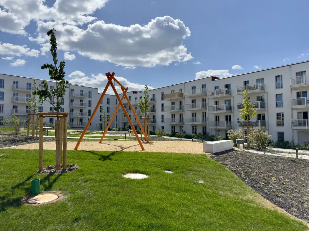 Hannover KRONSRODE, New Build: Fitted Kitchen, Balcony + Loggia, Underfloor Heating, 2 Bathrooms, Elevator, Underground Parking, Cellar