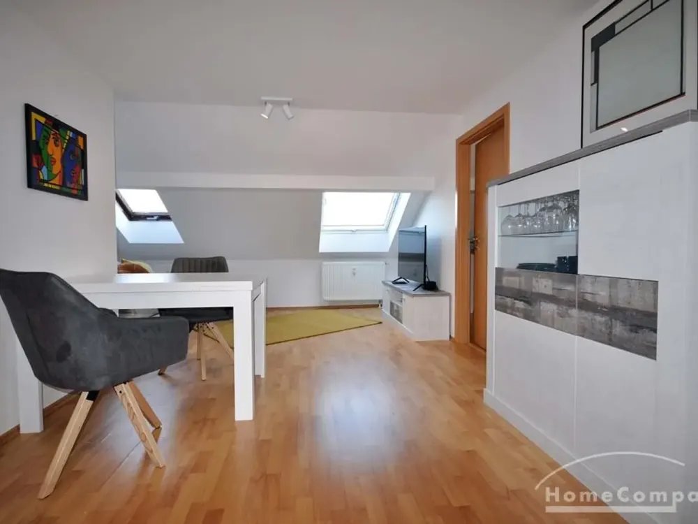 12105 HomeCompany Dresden Möbliert/Furnished 2-Zimmer Dachgeschoß Apartment in Wilsdruffer Vorsta...