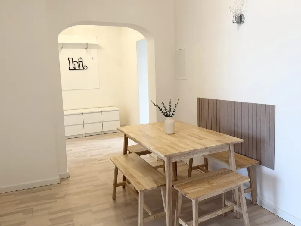 Furnished All-in 4-Room Apartment in the Center