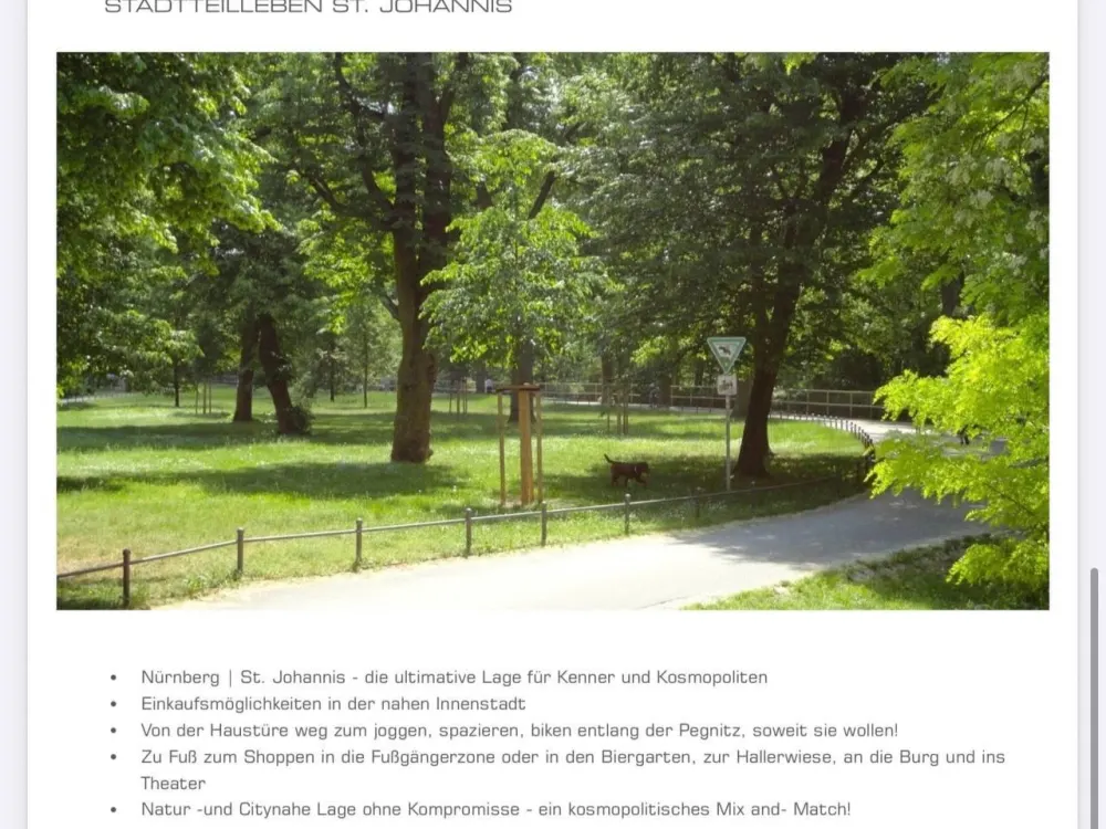 2 Zimmer (42 m²) Wohnung / Johannisstraße 7 (Hallerwiese)