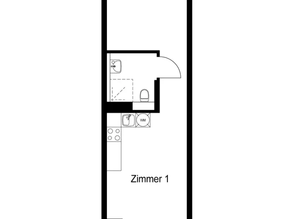 2-Zimmer-Wohnung (WBS 100-140 mit und ohne besonderem Wohnbedarf)