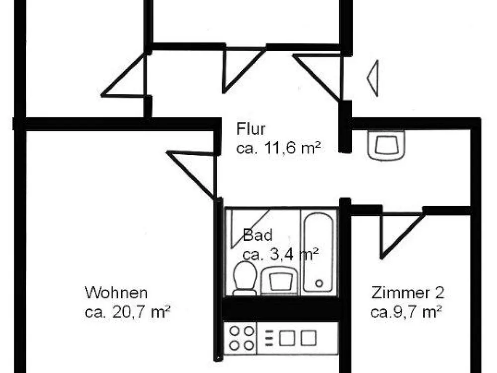 Erstbezug, 4-R-W, Hochwertig sanierte "Platte" mit Balkon