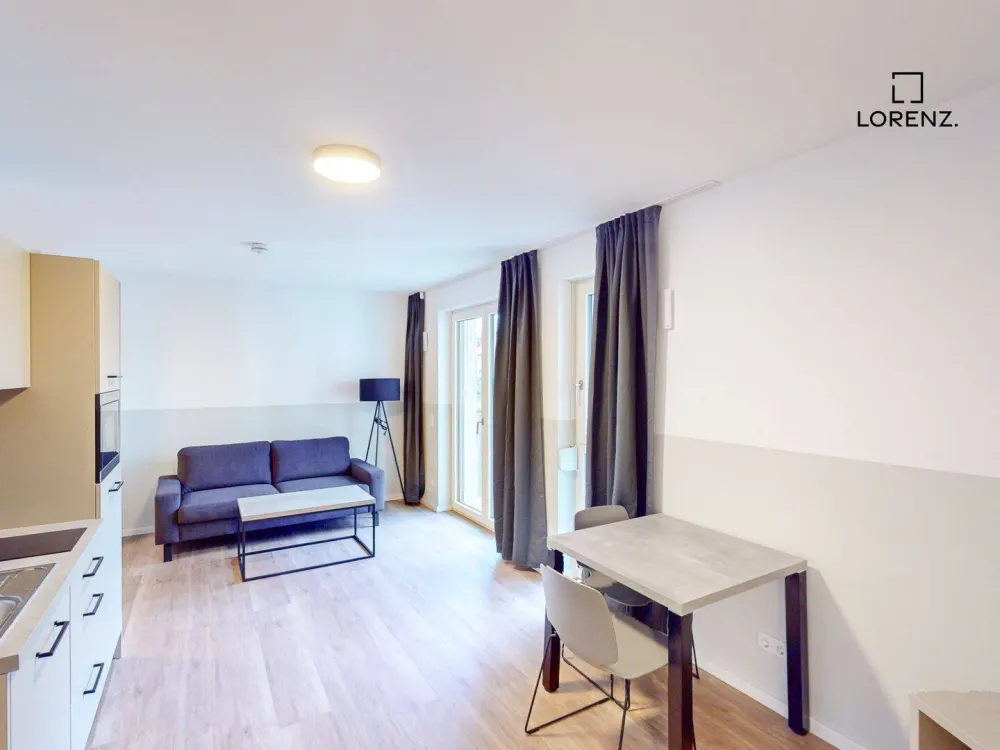 Möbliertes 1-Zimmer-Apartment mit Balkon!