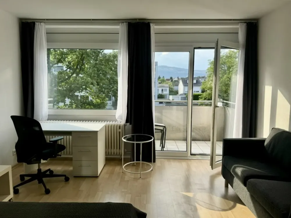 Vollmöblierte, modernisierte 1-Zimmer-Wohnung in Eschborn