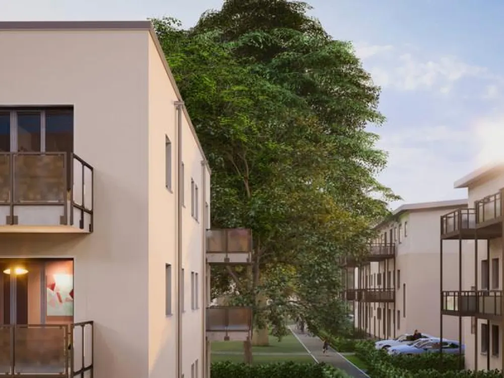 bezugsfertiger Neubau - 4-Zimmer-OG. Wohnung mit Balkon, ebenerdig