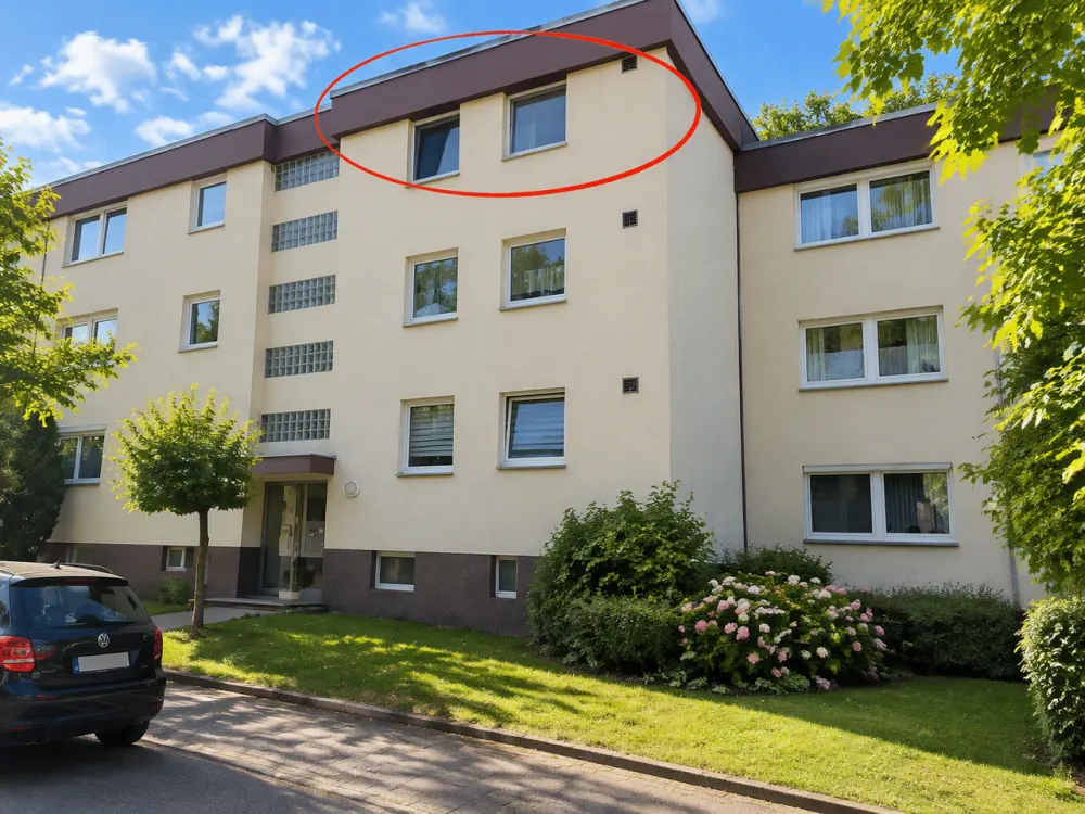 Frisch renovierte 2-Zimmer-Wohnung mit Balkon und Tiefgaragenstellplatz in Paderborn
