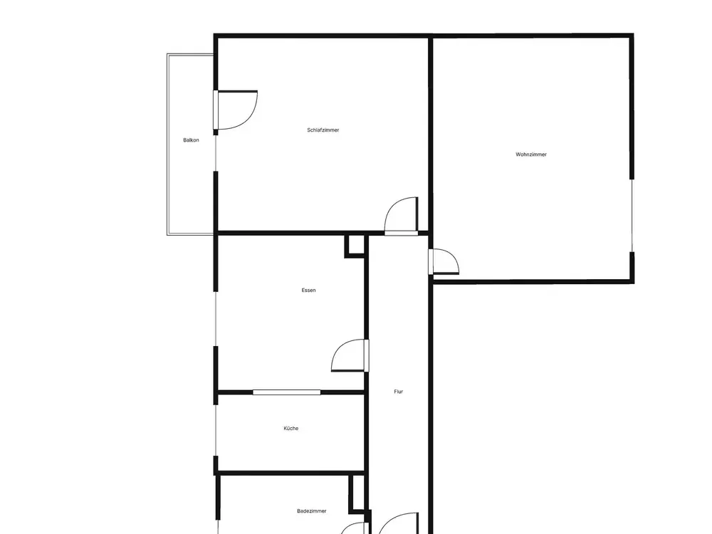 2-room apartment with balcony directly on the Alb, 2nd floor