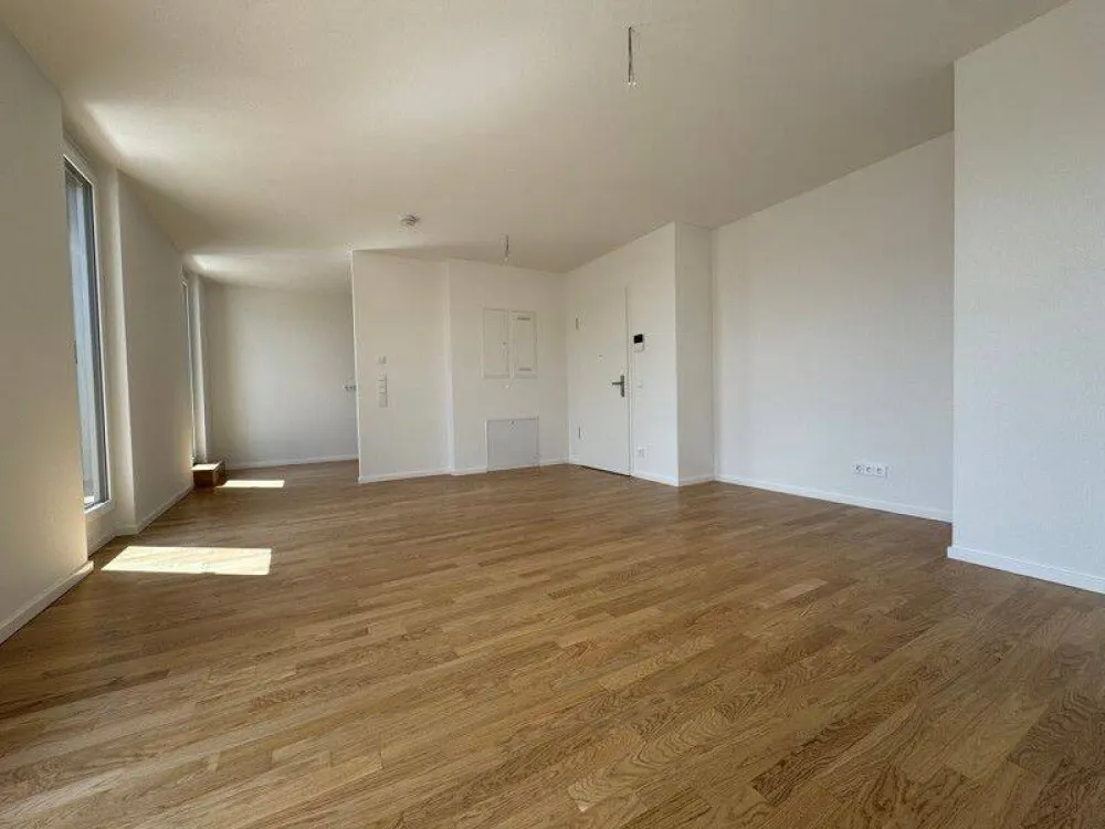 Zuhause fühlen: günstig geschnittenes 2-Zimmer-Appartment mit Balkon im Erstbezug