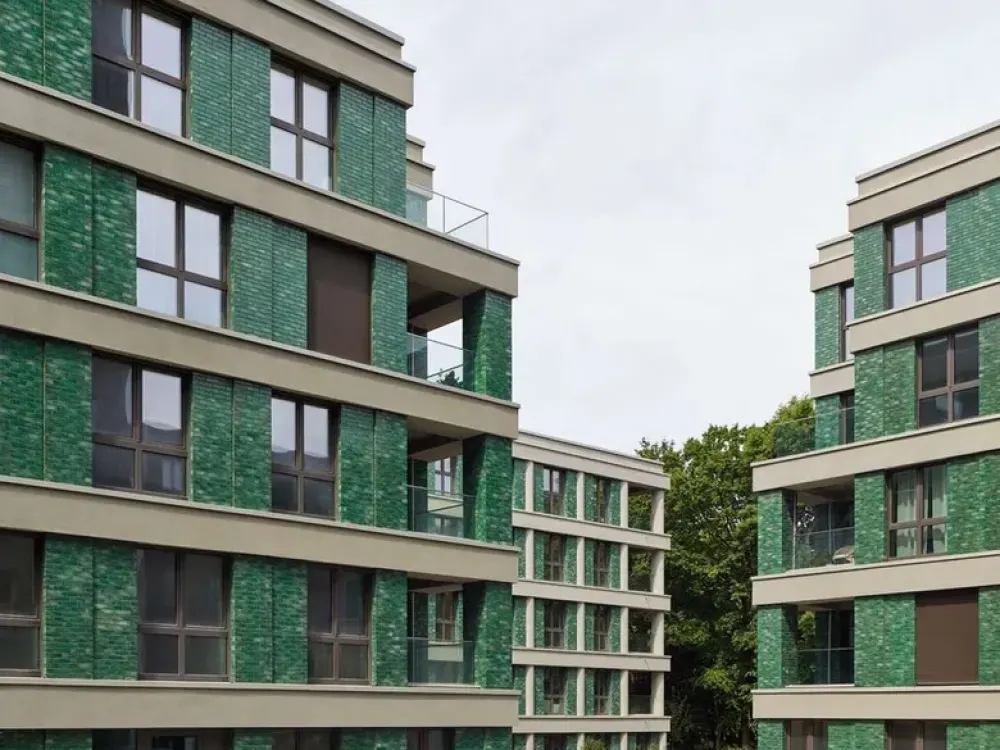 Erstbezug am Naturschutzgebiet: 3 Zimmer Wohnung mit Loggia im 2.OG, 88,87 m²