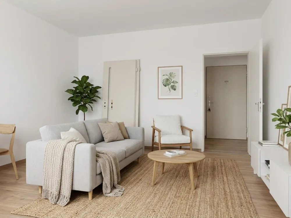Möbliertes Apartment, neues Bad und Balkon - Frankfurt-Gutleutviertel