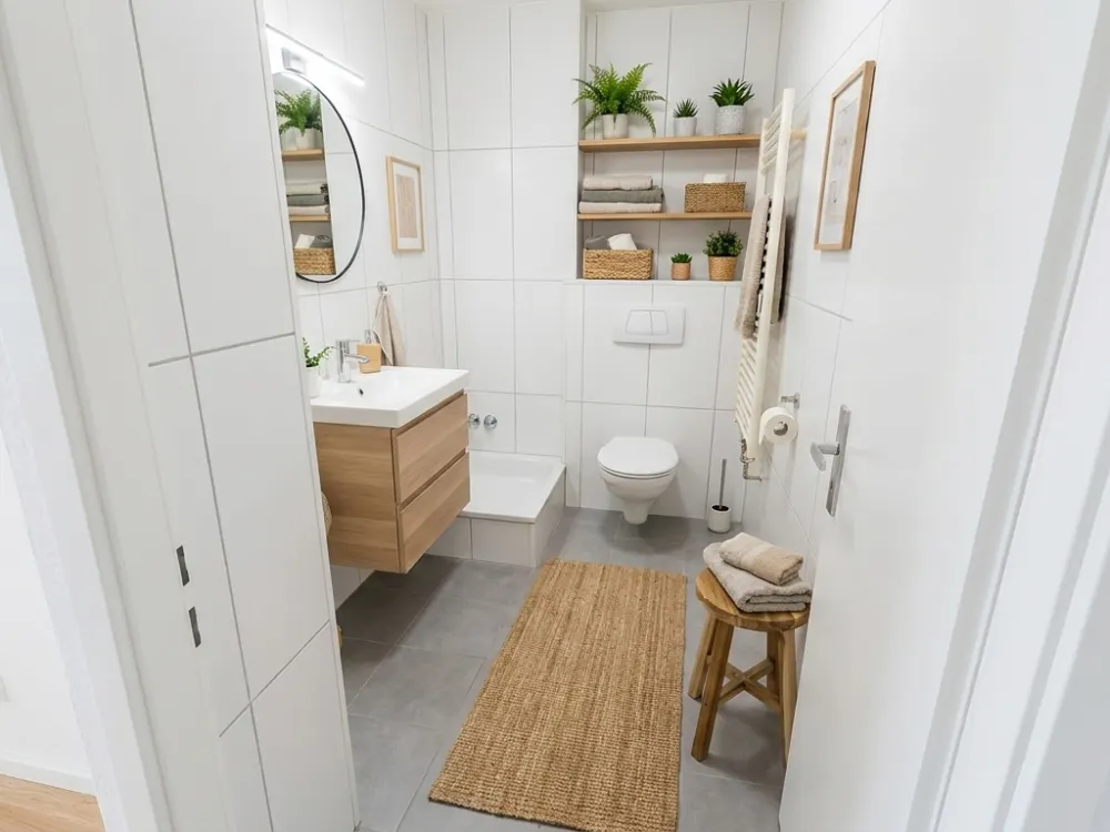 Möbliertes Apartment, neues Bad und Balkon - Frankfurt-Gutleutviertel