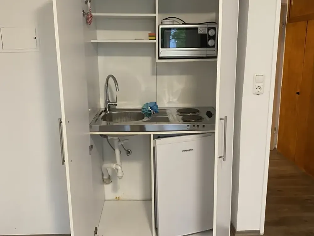 1 Zimmer Wohnung mit Balkon mit Mainblick und neuwertigem Bad