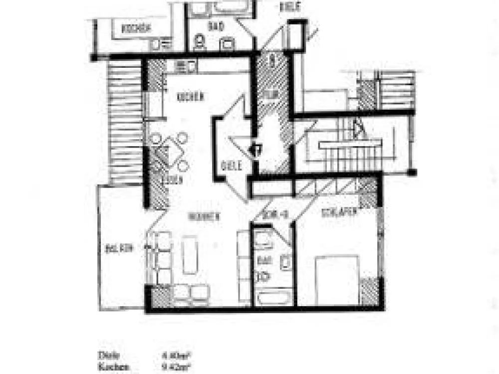 2-Raumwohnung-Dachgeschoss, Großzschocher
