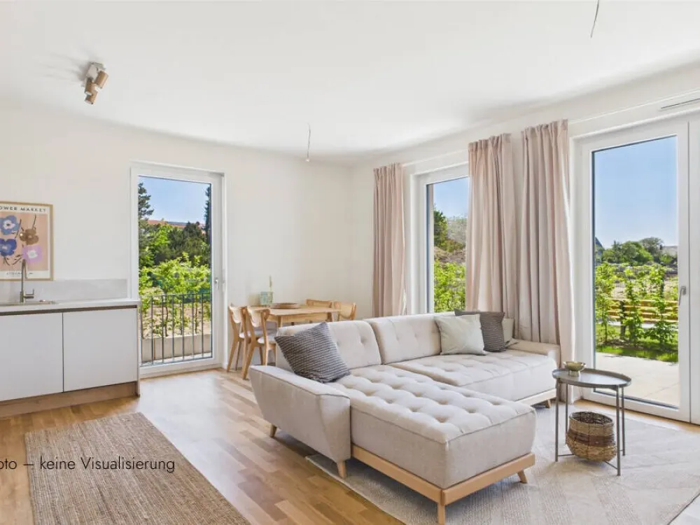 Traumhafte 4 -Zimmer-Neubauwohnung: Barrierefrei, familienfreundlich, mit Blick ins Grüne!