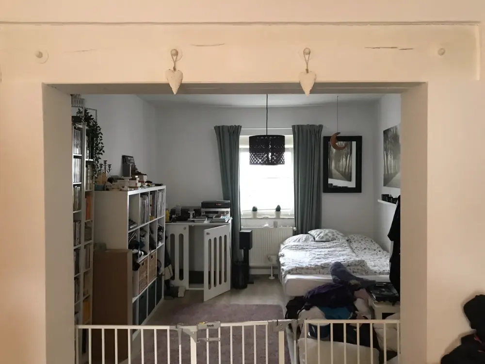 Renovierte 1,5-Zimmer-Wohnung mit Einbauküche in Karlsruhe Rintheim nähe Universität