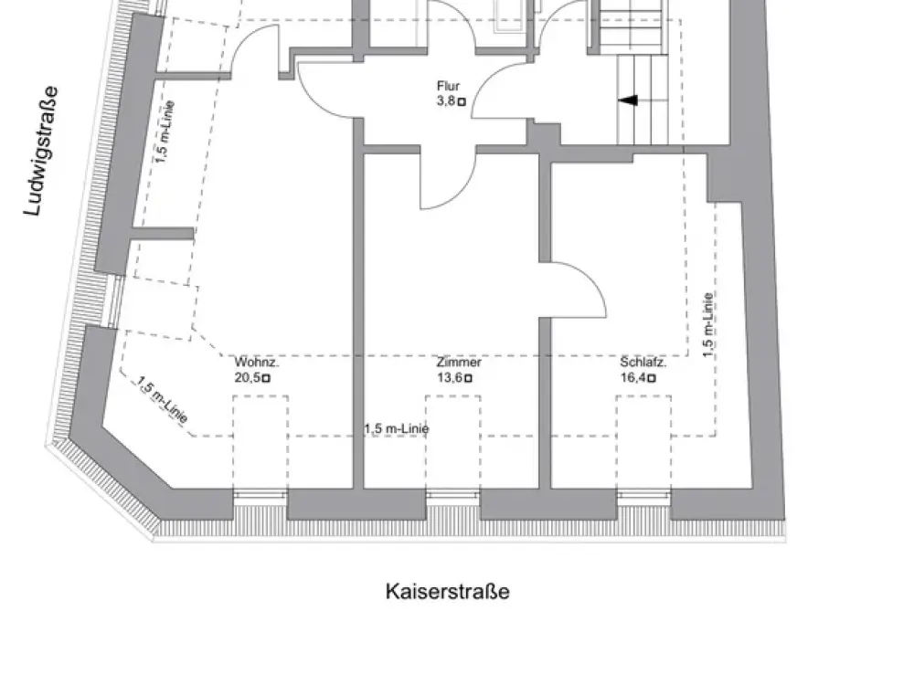Wohnen in der Fußgängerzone in St. Ingbert