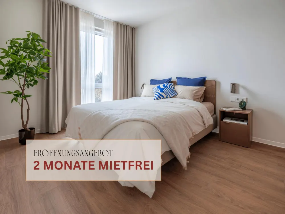2-Zimmer Wohnungen mit exklusiven Gemeinschaftsflächen: Padelplatz, Fitness, Dachterrasse & mehr
