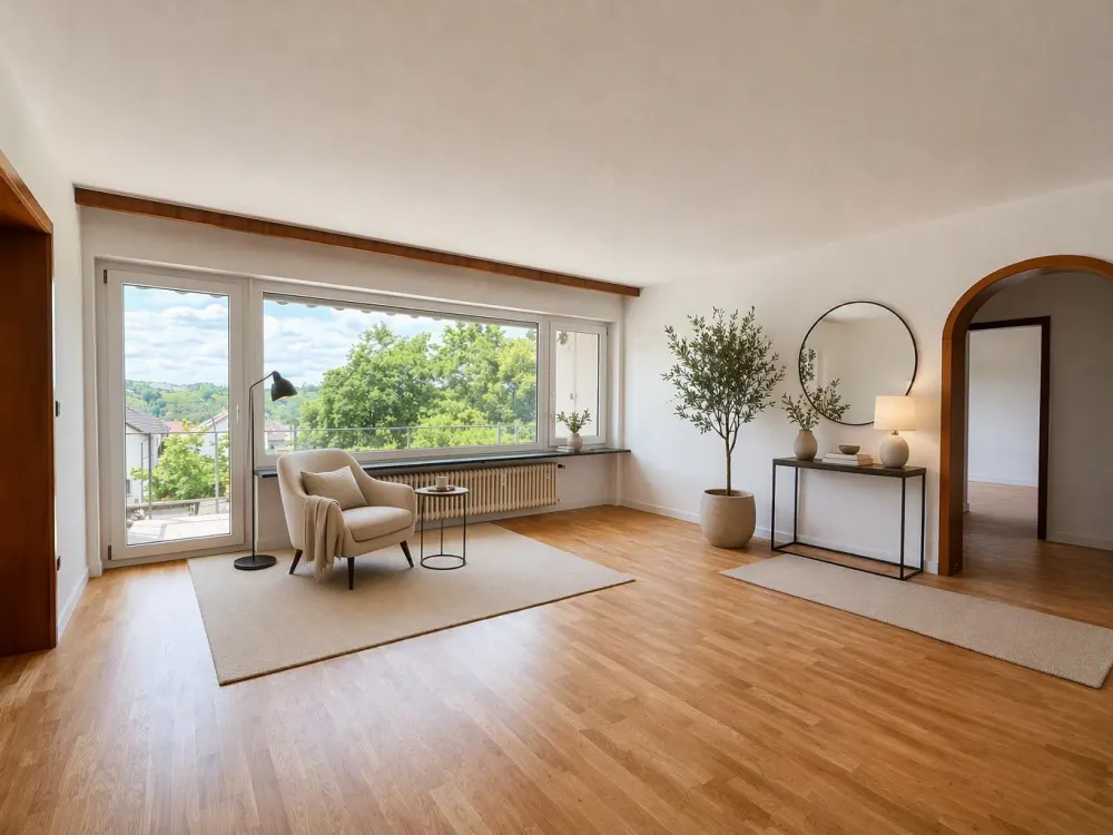 Erstbezug nach Sanierung: 4,5 Zimmer, Balkon, EBK & Einzelgarage