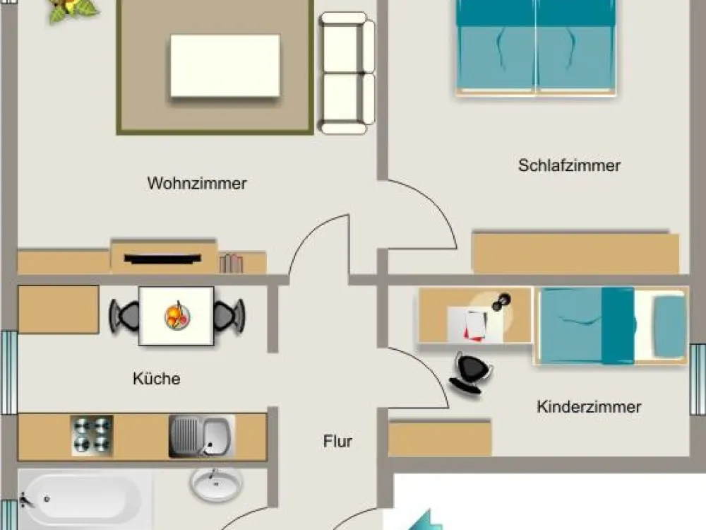 Demnächst frei! 3-Zimmer-Wohnung in Recklinghausen Suderwich
