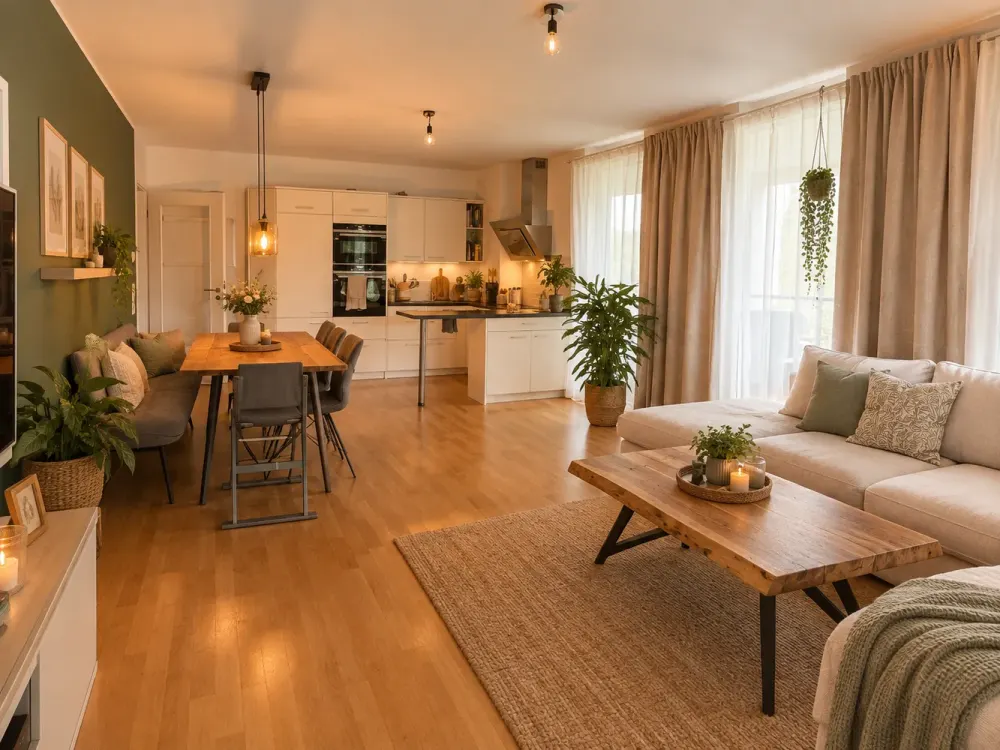 3 Zimmer Wohnung (für 2 Jahre / teilmöbliert)