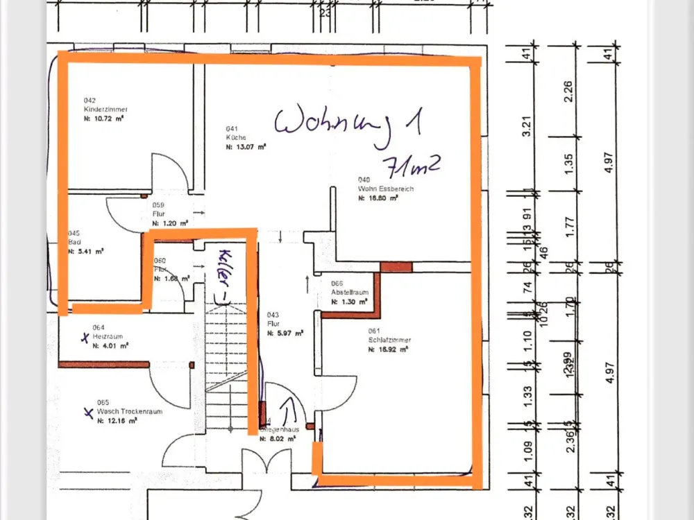 Ruhige 3 Zimmer Wohnung zu vermieten
